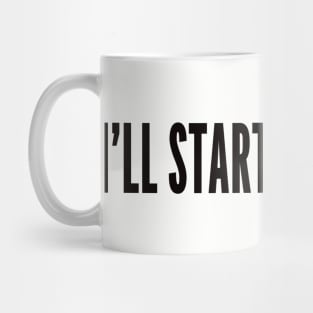 lazy, start tomorrow Mug